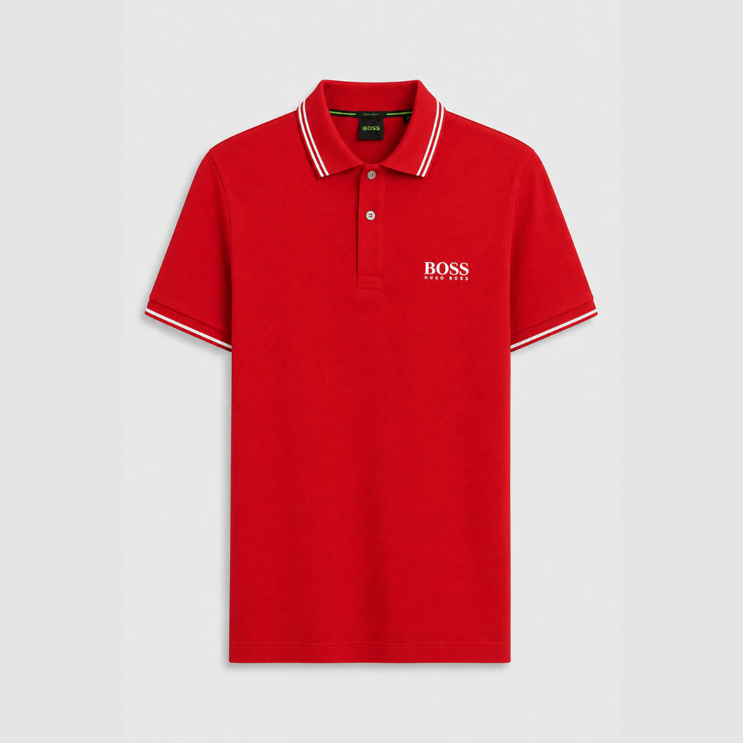 2 Hugo Boss Summer Polos + Free Watch – One Price Only