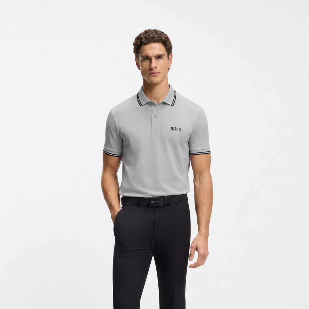 2 Hugo Boss Summer Polos + Free Watch – One Price Only