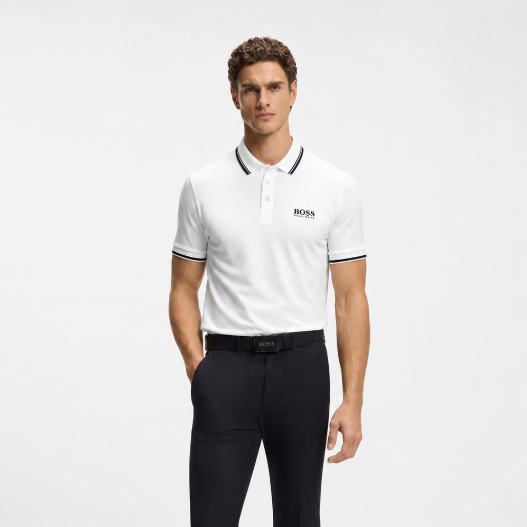 2 Hugo Boss Summer Polos + Free Watch – One Price Only